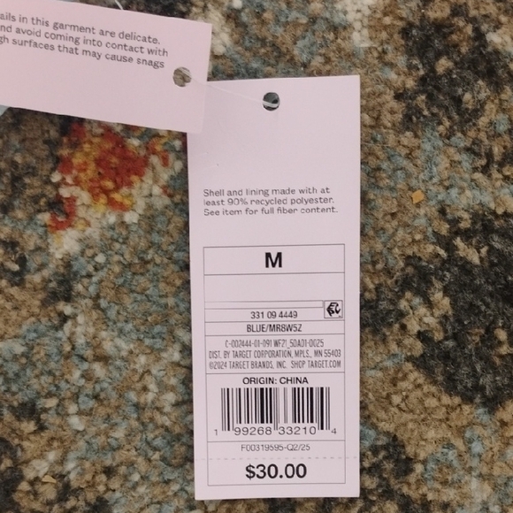 Wild Fable Light Blue Ruffled Mini Dress - Picture 2 of 2